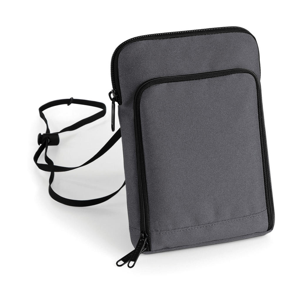 Travel Wallet XL Graphite Gris, à personnaliser avec le logo de votre club. Travel Wallet XL Graphite Gris