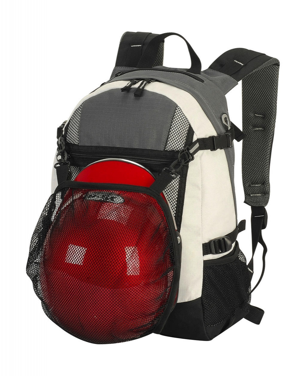 Student/ Sports Backpack Dark Grey/Off White Gris, à personnaliser avec le logo de votre club. Student/ Sports Backpack Dark Grey/Off White Gris
