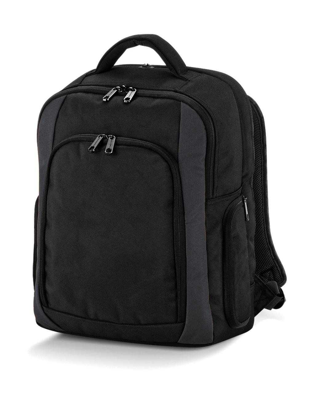 Tungsten™ Laptop Backpack Black/Dark Graphite Noir, à personnaliser avec le logo de votre club. Tungsten™ Laptop Backpack Black/Dark Graphite Noir