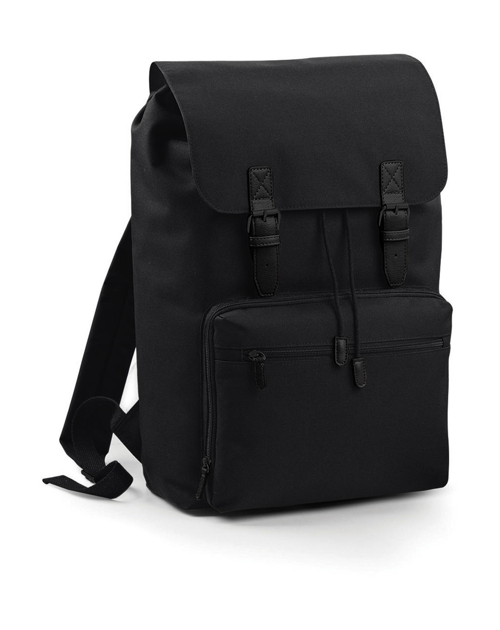 Vintage Laptop Backpack Black/Black Noir, à personnaliser avec le logo de votre club. Vintage Laptop Backpack Black/Black Noir