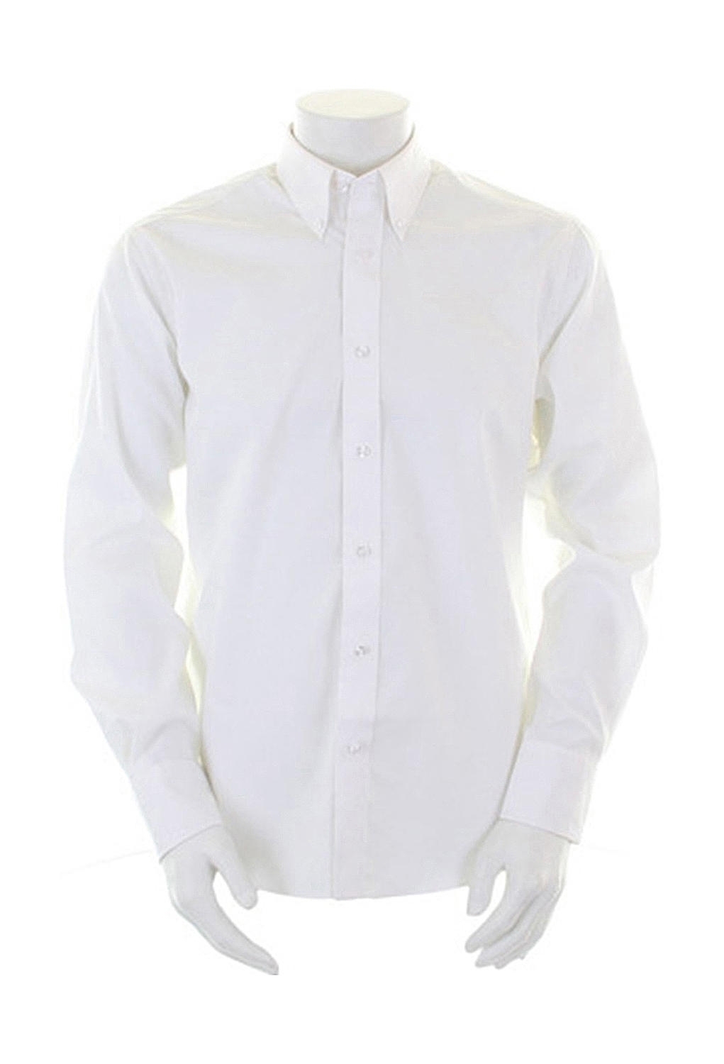 Tailored Fit Premium Oxford Shirt LS White Blanc, à personnaliser avec le logo de votre club. Tailored Fit Premium Oxford Shirt LS White Blanc