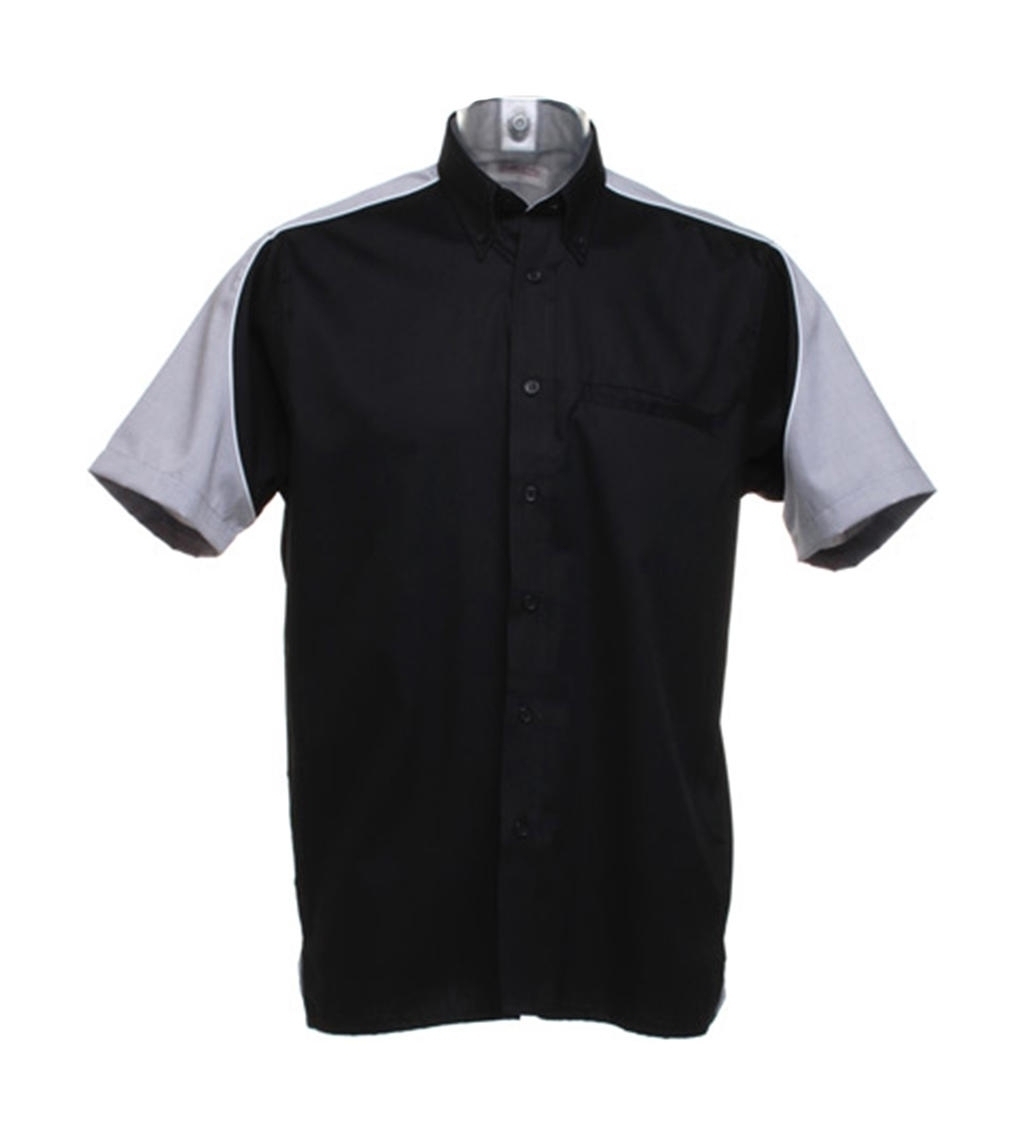 Formula Racing® Sebring Shirt Black/Silver/White Noir, à personnaliser avec le logo de votre club. Formula Racing® Sebring Shirt Black/Silver/White Noir