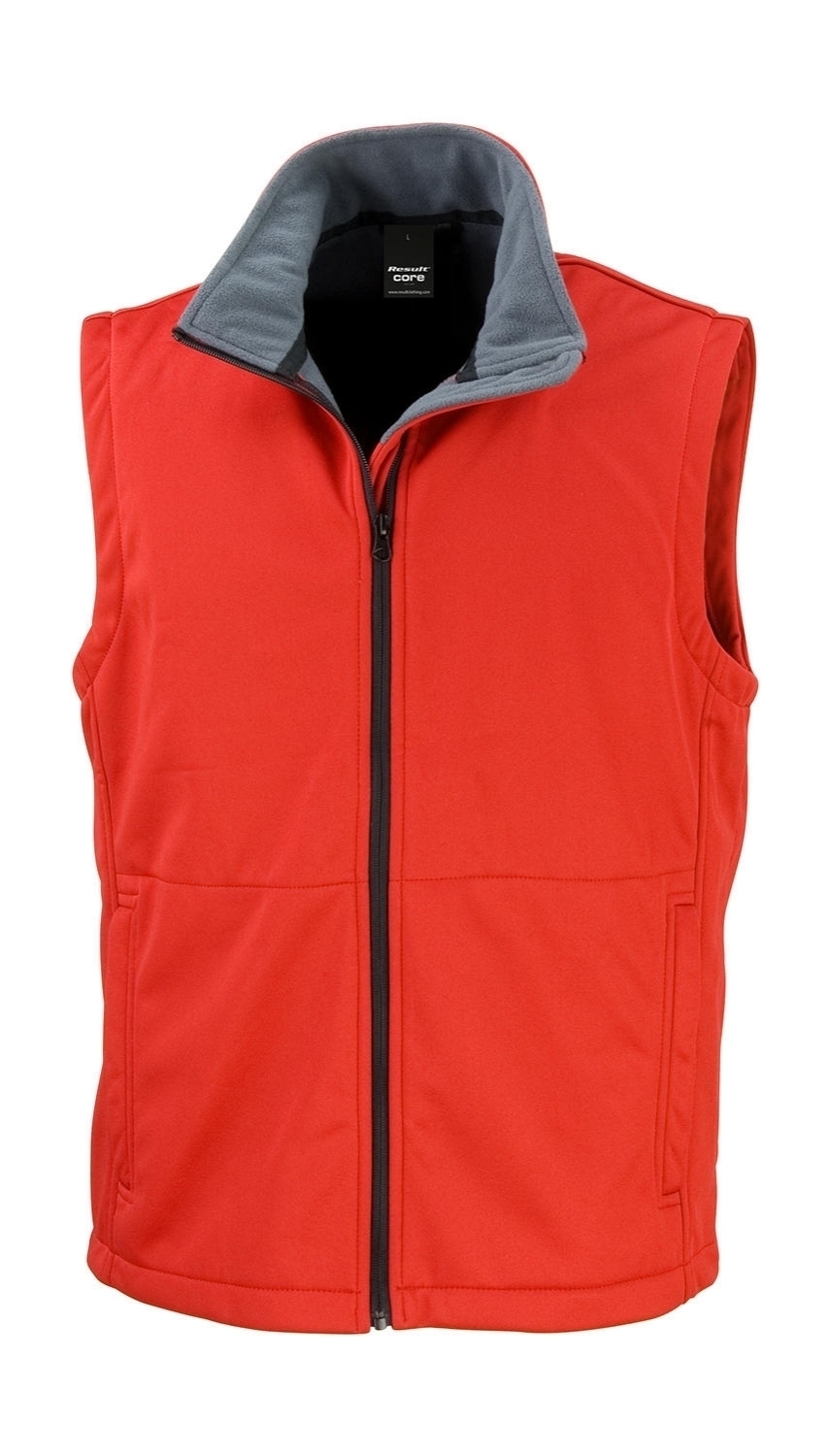 Core Softshell Bodywarmer Red Rouge, à personnaliser avec le logo de votre club. Core Softshell Bodywarmer Red Rouge