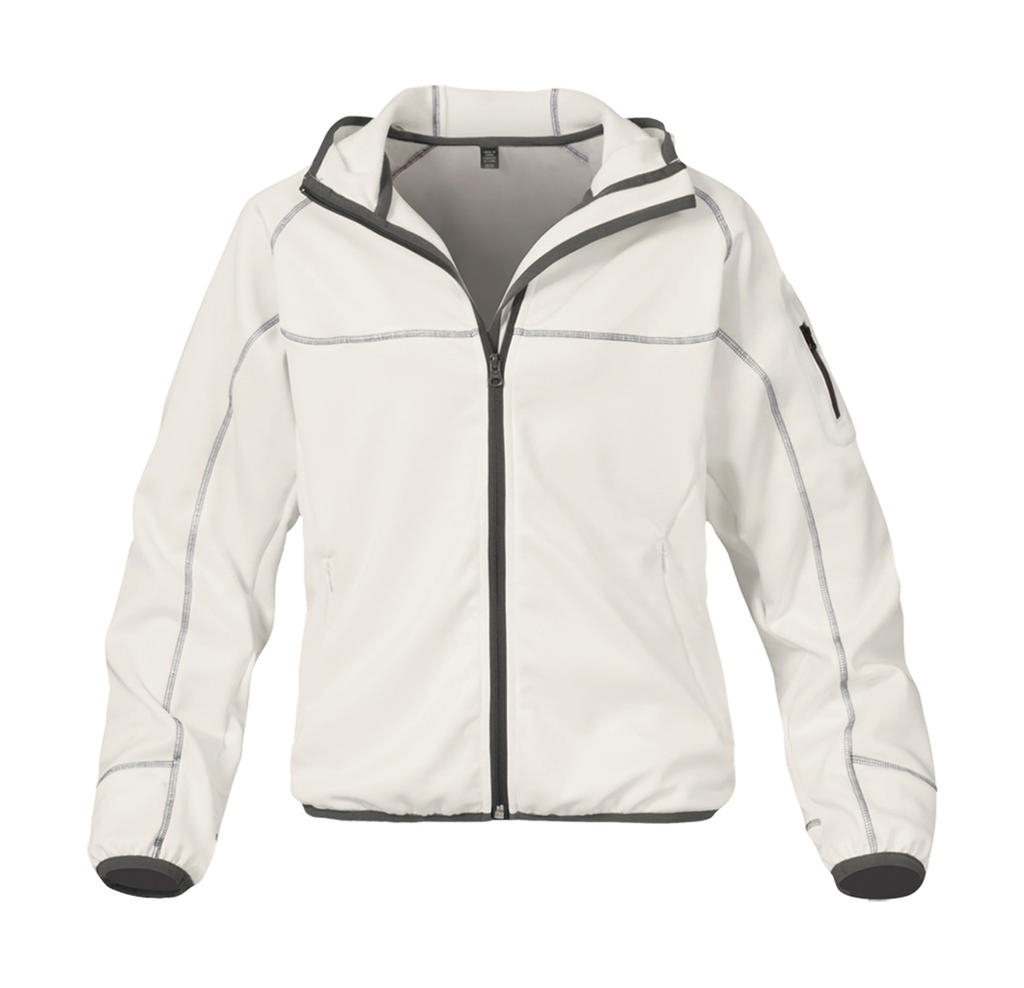 Tundra Ladies Stretch Fleece Chalk White Blanc, à personnaliser avec le logo de votre club. Tundra Ladies Stretch Fleece Chalk White Blanc