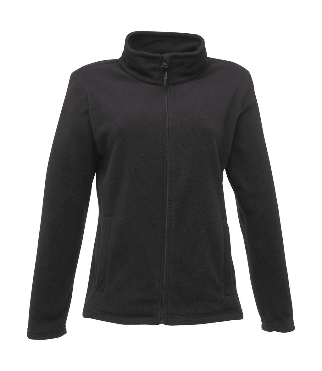 Ladies` Micro Full Zip Fleece Seal Grey Gris, à personnaliser avec le logo de votre club. Ladies` Micro Full Zip Fleece Seal Grey Gris