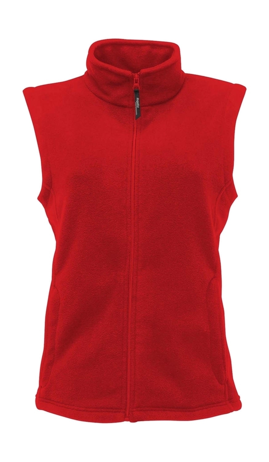 Ladies` Mirco Fleece Bodywarmer Classic Red Rouge, à personnaliser avec le logo de votre club. Ladies` Mirco Fleece Bodywarmer Classic Red Rouge