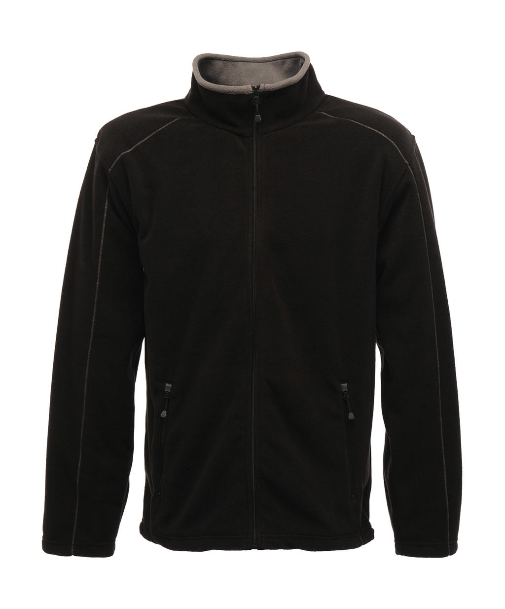 Adamsville Full Zip Fleece Black/Smokey Noir, à personnaliser avec le logo de votre club. Adamsville Full Zip Fleece Black/Smokey Noir