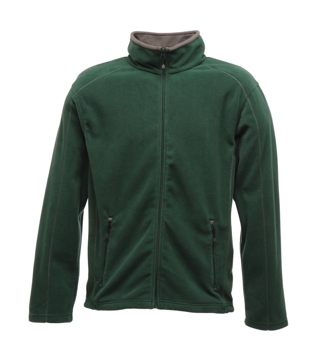 Adamsville Full Zip Fleece Bottle Green/Smokey Vert, à personnaliser avec le logo de votre club. Adamsville Full Zip Fleece Bottle Green/Smokey Vert