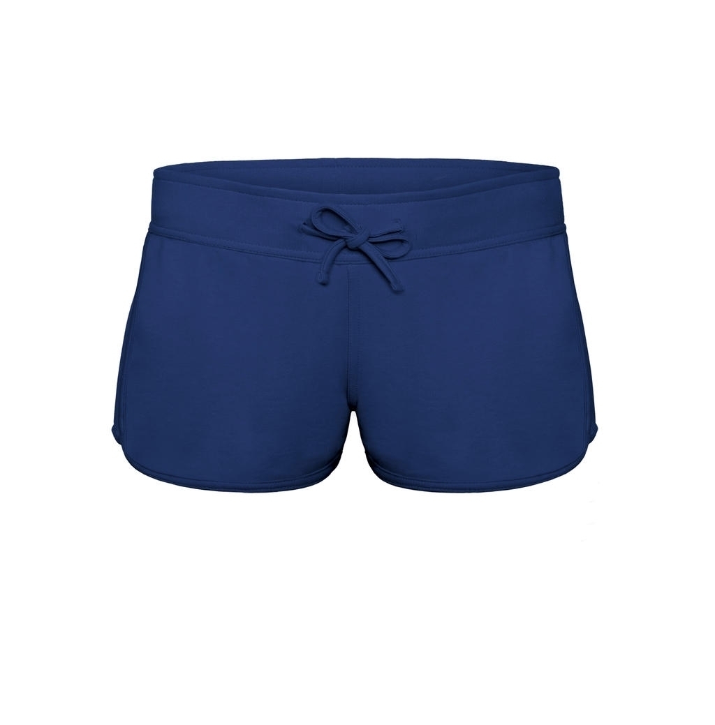 Ladies` Summer Sweat Shorts - BWS61 Pacific Deep Blue Bleu, à personnaliser avec le logo de votre club. Ladies` Summer Sweat Shorts - BWS61 Pacific Deep Blue Bleu