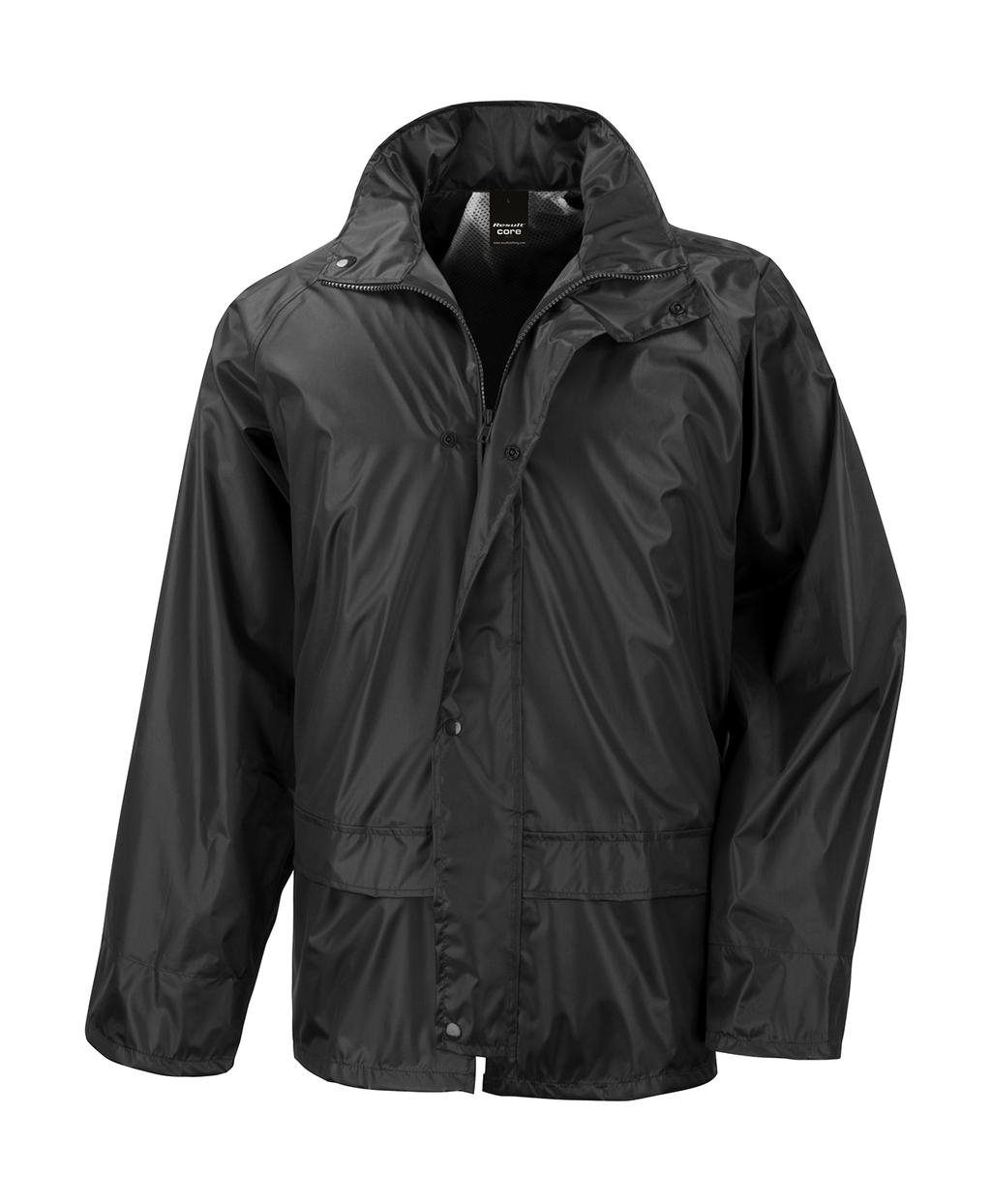 Stormdri Jacket Black Noir, à personnaliser avec le logo de votre club. Stormdri Jacket Black Noir