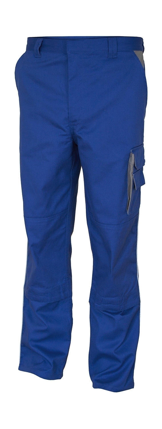 Working Trousers Contrast - Short Sizes Blue/Grey Bleu, Ã personnaliser avec le logo de votre club. Working Trousers Contrast - Short Sizes Blue/Grey Bleu