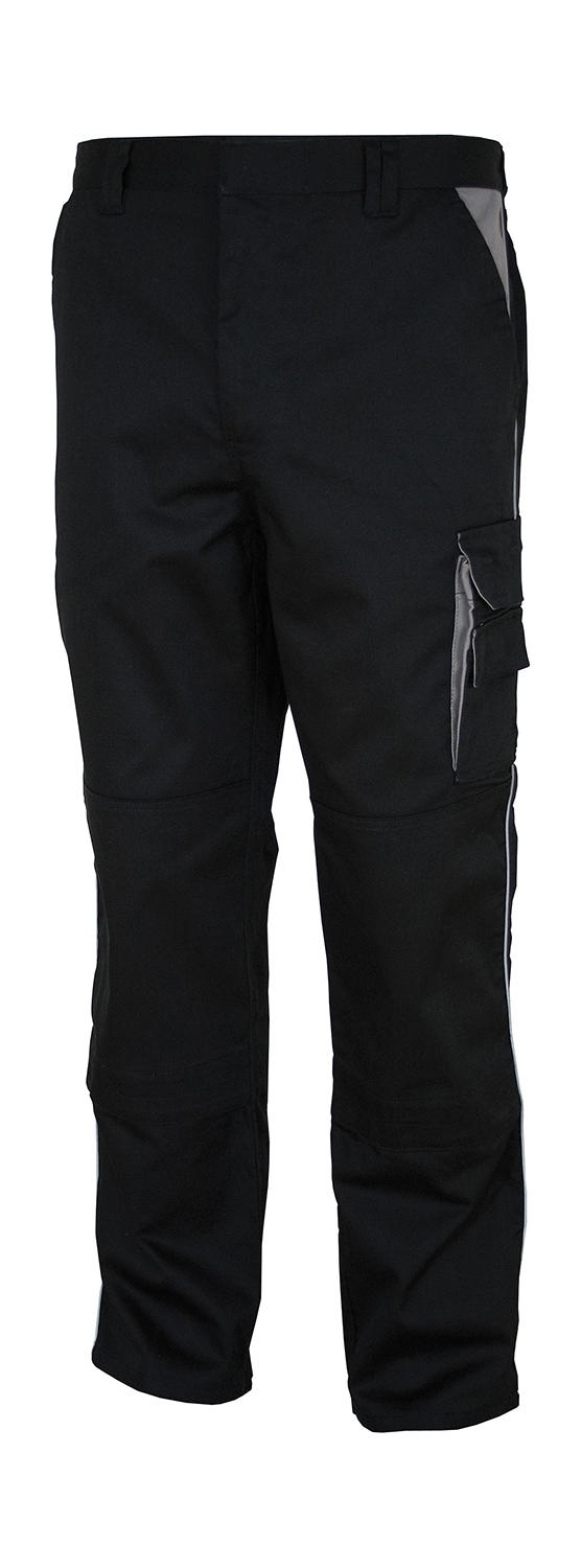 Working trousers Contrast Black/Grey Noir, à personnaliser avec le logo de votre club. Working trousers Contrast Black/Grey Noir
