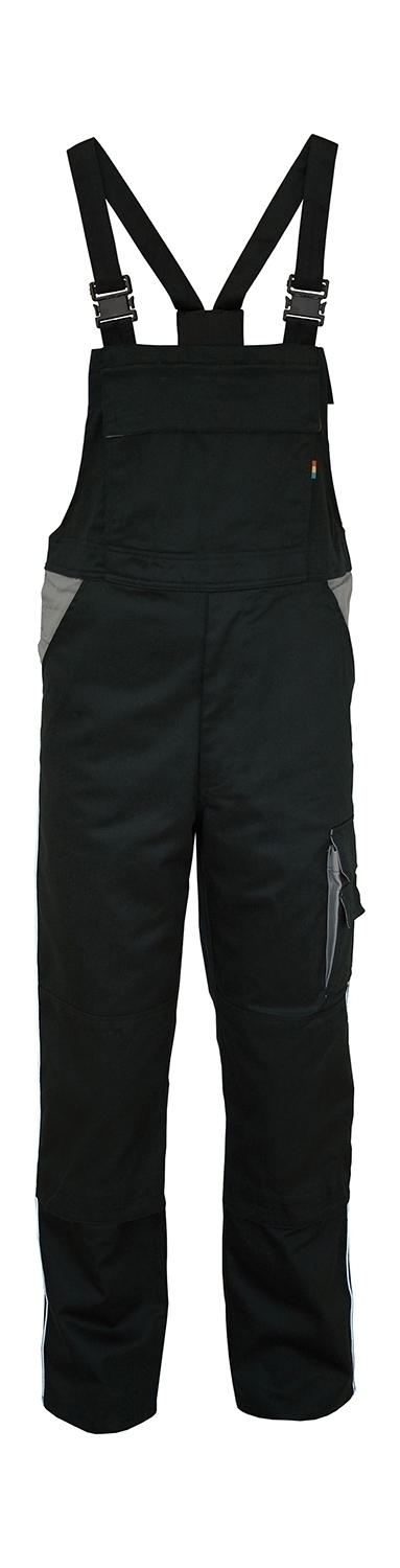 Bib Trousers Contrast Black/Grey Noir, à personnaliser avec le logo de votre club. Bib Trousers Contrast Black/Grey Noir