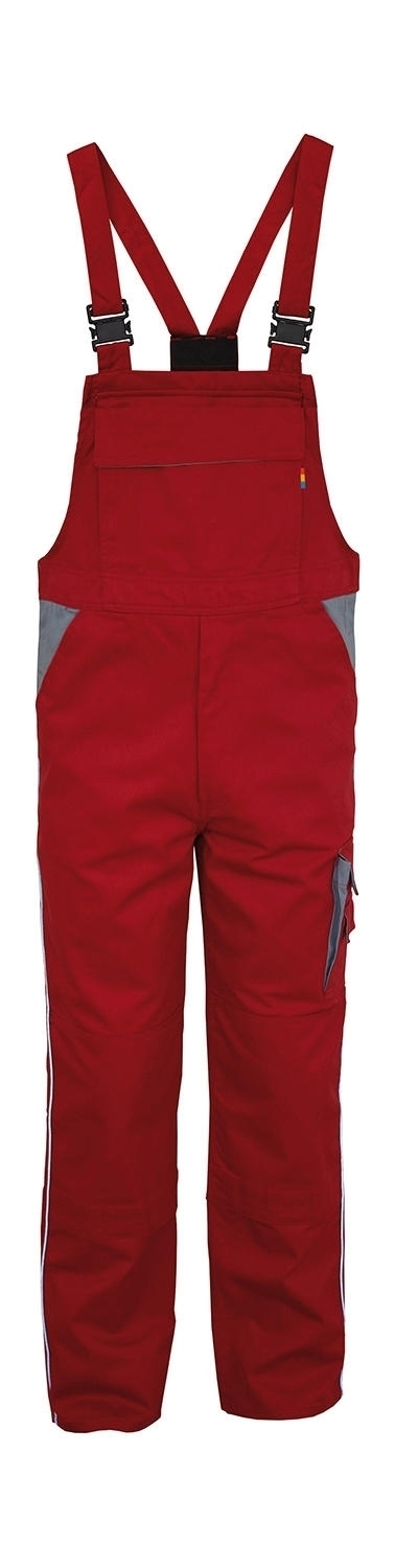 Bib Trousers Contrast - Short Red/Grey Rouge, à personnaliser avec le logo de votre club. Bib Trousers Contrast - Short Red/Grey Rouge