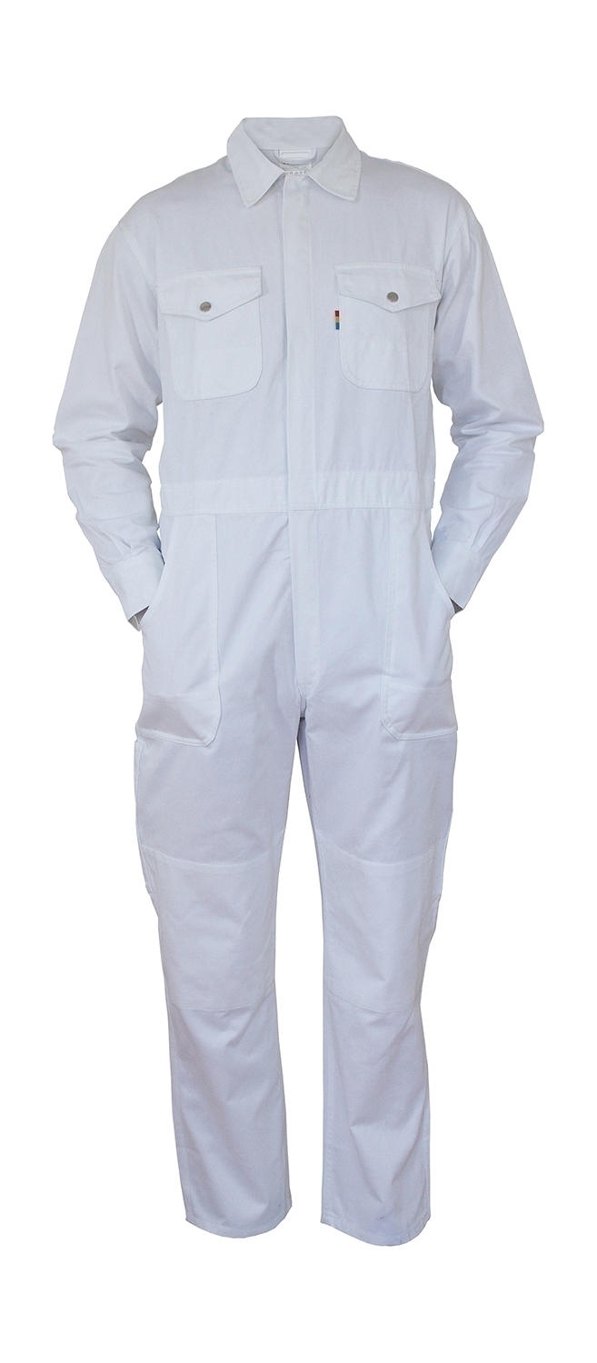 Workwear Overall White Blanc, Ã personnaliser avec le logo de votre club. Workwear Overall White Blanc