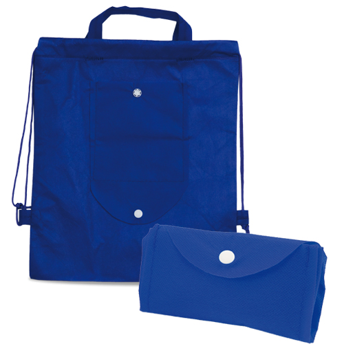 Sac à Dos Pliable Nomi Bleu Bleu, à personnaliser avec le logo de votre club. Sac à Dos Pliable Nomi Bleu Bleu