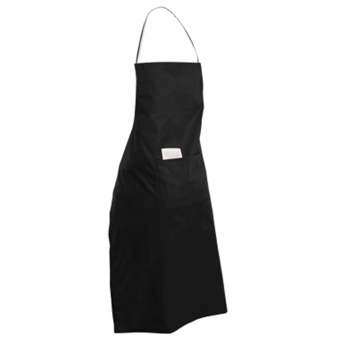 Tablier Bacatus-180g Noir Noir, à personnaliser avec le logo de votre club. Tablier Bacatus-180g Noir Noir