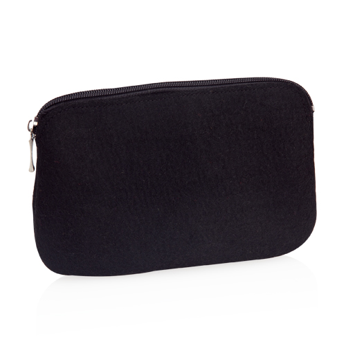 Nécessaire Porte Monnaie Elsa Noir Noir, à personnaliser avec le logo de votre club. Nécessaire Porte Monnaie Elsa Noir Noir
