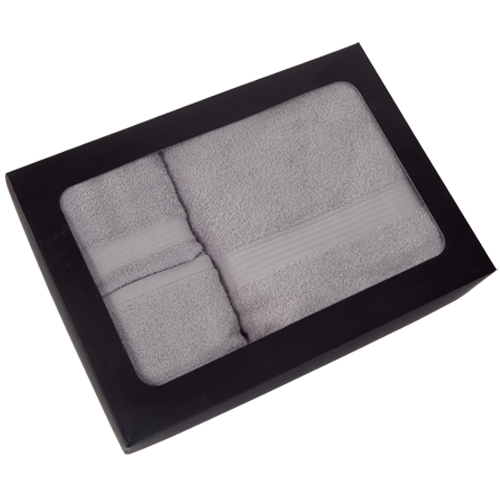 Set Serviettes Crater Gris Gris, à personnaliser avec le logo de votre club. Set Serviettes Crater Gris Gris