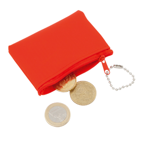 Porte Monnaie Zesh Rouge Rouge, à personnaliser avec le logo de votre club. Porte Monnaie Zesh Rouge Rouge