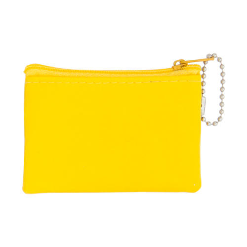 Porte Monnaie Zesh Jaune Jaune, à personnaliser avec le logo de votre club. Porte Monnaie Zesh Jaune Jaune