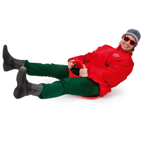 Luge Ayarix Rouge Rouge, à personnaliser avec le logo de votre club. Luge Ayarix Rouge Rouge