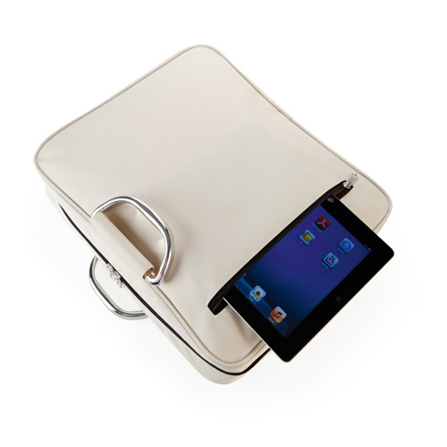 Porte-Documents Bowi Beige Beige, à personnaliser avec le logo de votre club. Porte-Documents Bowi Beige Beige