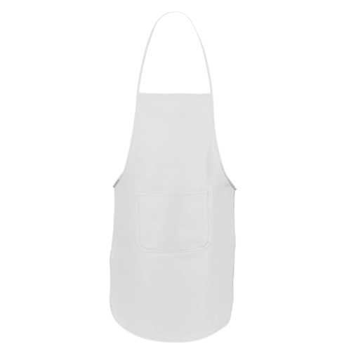 Tablier Vanur Blanc Blanc, à personnaliser avec le logo de votre club. Tablier Vanur Blanc Blanc