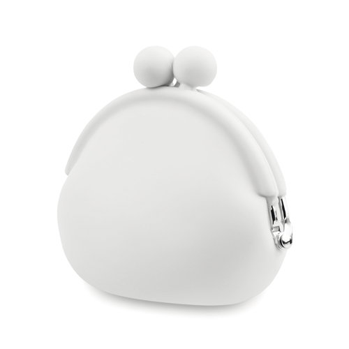 Porte Monnaie Babel Blanc Blanc, à personnaliser avec le logo de votre club. Porte Monnaie Babel Blanc Blanc