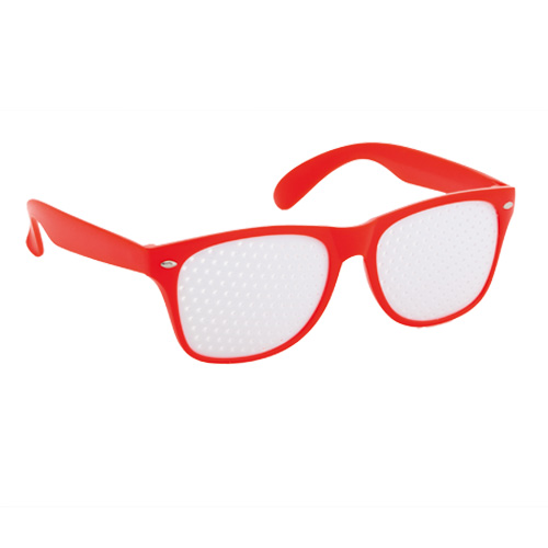 Lunettes Zamur Rouge Rouge, Ã personnaliser avec le logo de votre club. Lunettes Zamur Rouge Rouge