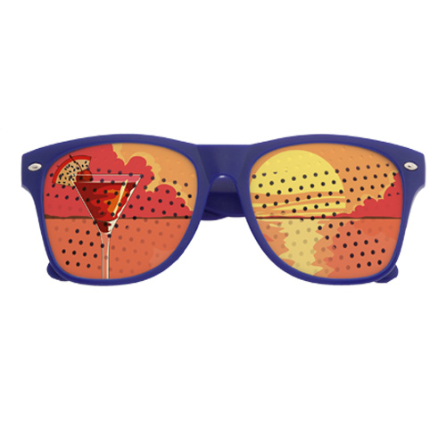 Lunettes Zamur Bleu Bleu, Ã personnaliser avec le logo de votre club. Lunettes Zamur Bleu Bleu