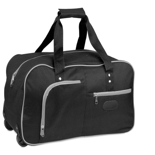 Trolley Nevis Noir Noir, à personnaliser avec le logo de votre club. Trolley Nevis Noir Noir