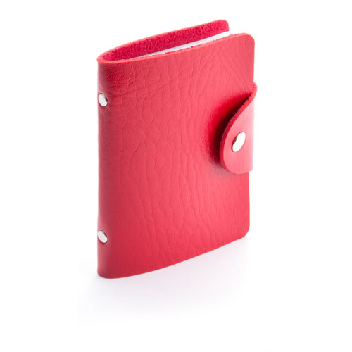 Porte Cartes Midel Rouge Rouge, à personnaliser avec le logo de votre club. Porte Cartes Midel Rouge Rouge
