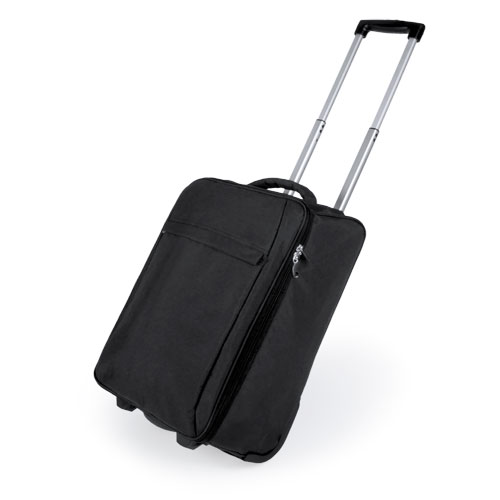 Trolley pliable Dunant Noir Noir, à personnaliser avec le logo de votre club. Trolley pliable Dunant Noir Noir