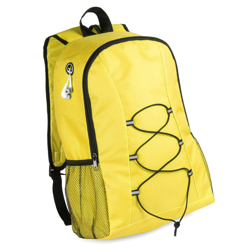 Sac à dos Lendross Jaune Jaune, à personnaliser avec le logo de votre club. Sac à dos Lendross Jaune Jaune