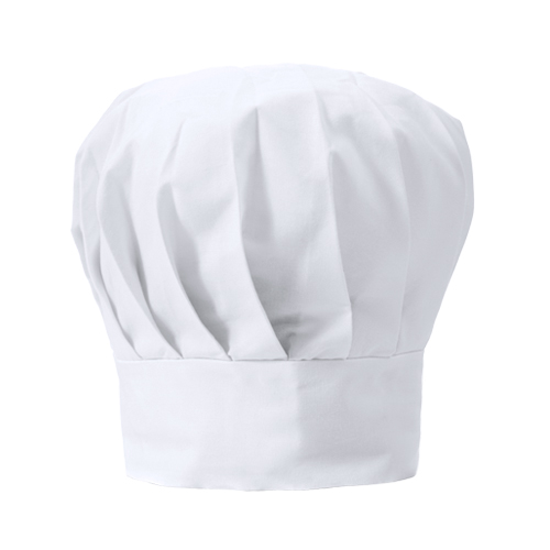 Toque de cuisine Nilson Blanc Blanc, à personnaliser avec le logo de votre club. Toque de cuisine Nilson Blanc Blanc
