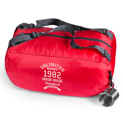 Sac à dos Ribuk Rouge Rouge, à personnaliser avec le logo de votre club. Sac à dos Ribuk Rouge Rouge