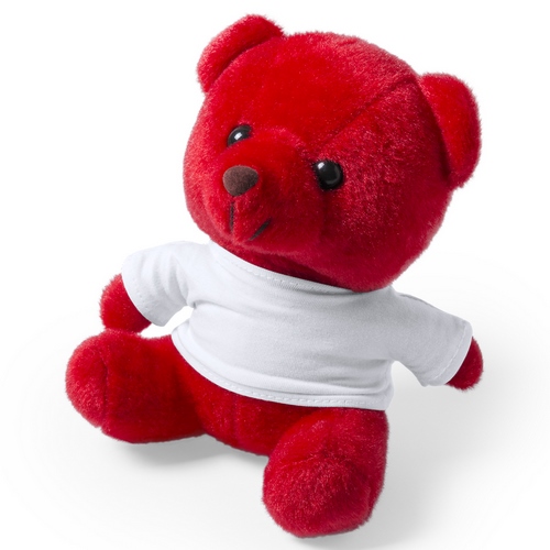 Peluche Alison Rouge Rouge, à personnaliser avec le logo de votre club. Peluche Alison Rouge Rouge