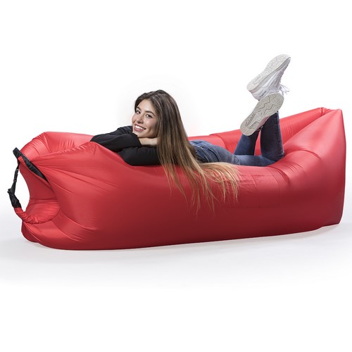 Pouf gonfable Picols Rouge Rouge, à personnaliser avec le logo de votre club. Pouf gonfable Picols Rouge Rouge