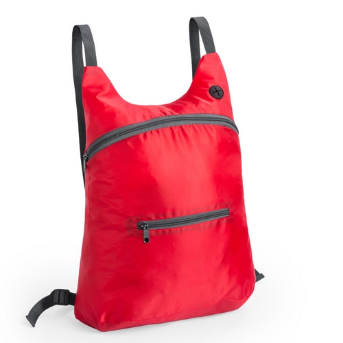 Sac à dos Pliable Mathis Rouge Rouge, à personnaliser avec le logo de votre club. Sac à dos Pliable Mathis Rouge Rouge