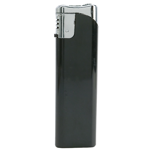Briquet Plain Noir Noir, à personnaliser avec le logo de votre club. Briquet Plain Noir Noir