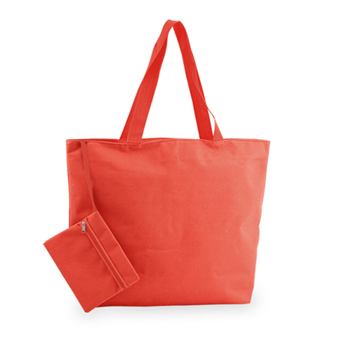 Sac Plage Simili-Cuirrse Rouge Rouge, à personnaliser avec le logo de votre club. Sac Plage Simili-Cuirrse Rouge Rouge