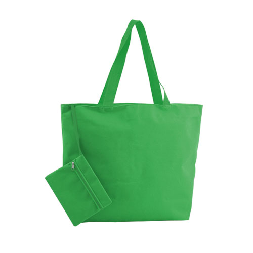 Sac Plage Simili-Cuirrse Vert Vert, à personnaliser avec le logo de votre club. Sac Plage Simili-Cuirrse Vert Vert