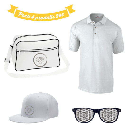 Pack-de-fou, à personnaliser avec le logo de votre club. Pack-de-fou