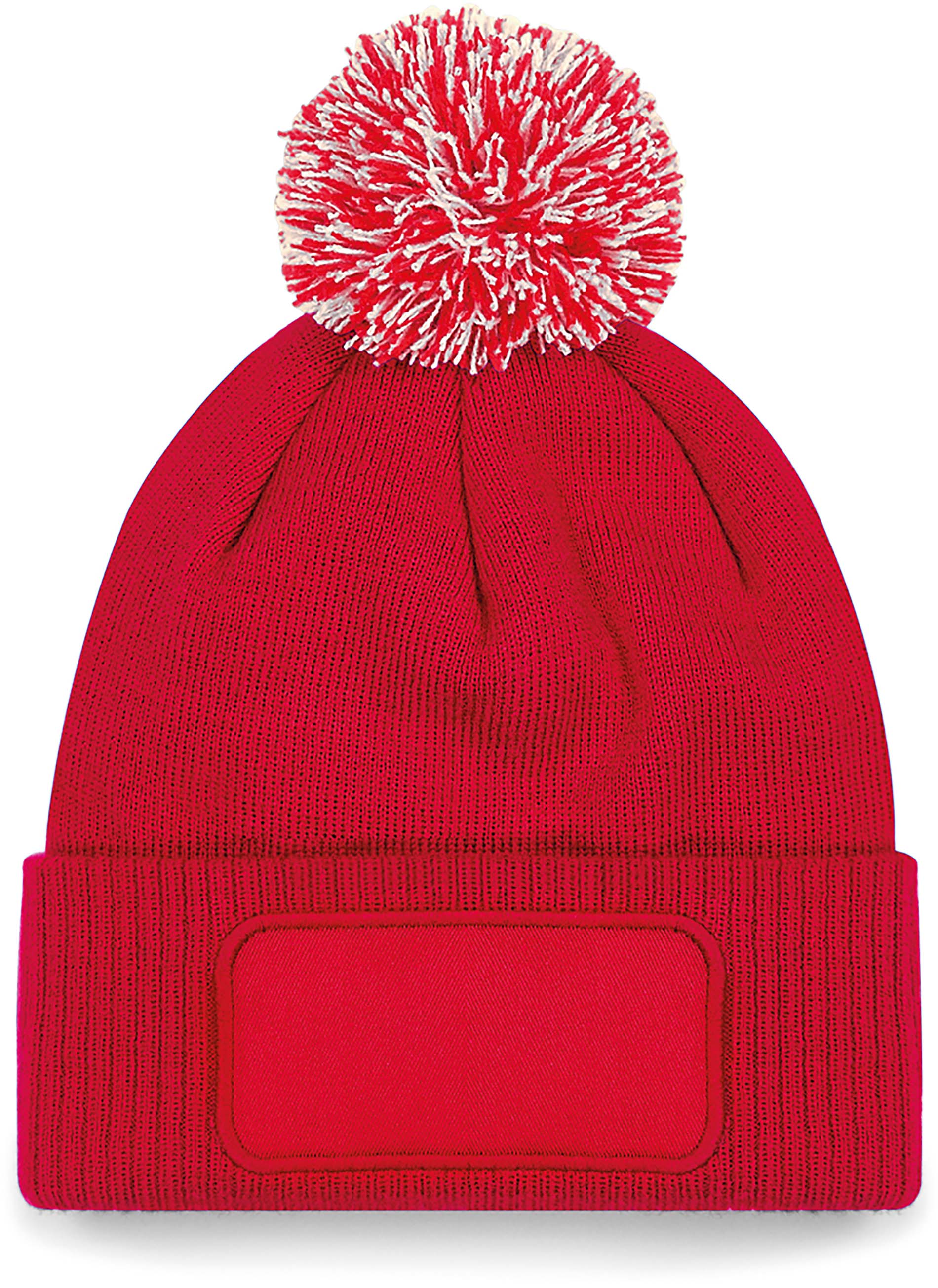 BONNET À POMPON SNOWSTAR® Classic Red / Off White Rouge, à personnaliser avec le logo de votre club. BONNET À POMPON SNOWSTAR® Classic Red / Off White Rouge