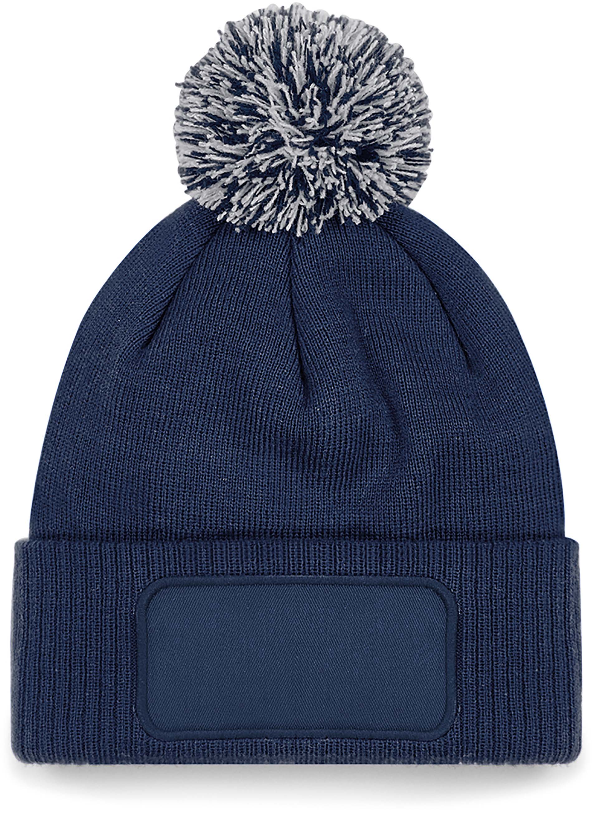BONNET À POMPON SNOWSTAR® French Navy / Light Grey Bleu, à personnaliser avec le logo de votre club. BONNET À POMPON SNOWSTAR® French Navy / Light Grey Bleu