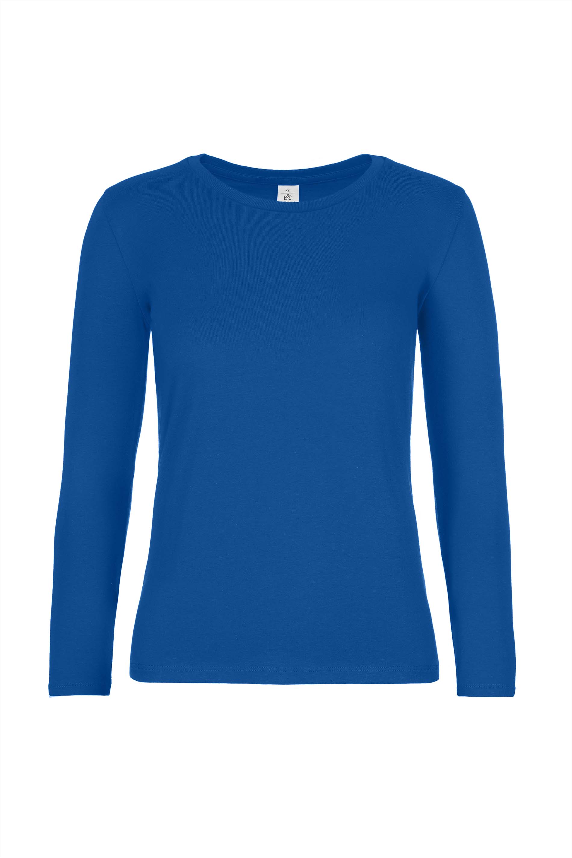 T-shirt manches longues femme #E190 Royal Blue Bleu, à personnaliser avec le logo de votre club. T-shirt manches longues femme #E190 Royal Blue Bleu