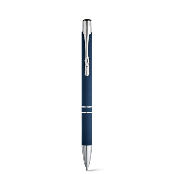 BETA SOFT. Stylo à bille. Bleu Bleu, à personnaliser avec le logo de votre club. BETA SOFT. Stylo à bille. Bleu Bleu