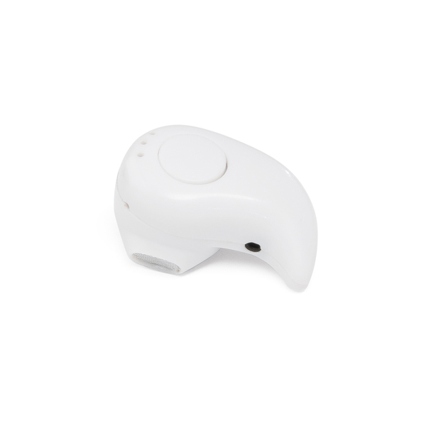 Écouteur wireless Blanc Blanc, à personnaliser avec le logo de votre club. Écouteur wireless Blanc Blanc