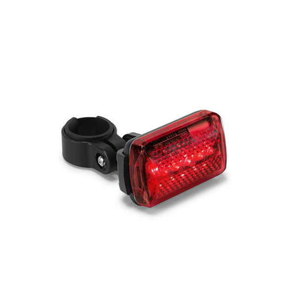 Feu stop arrière pour vélo. Rouge Rouge, à personnaliser avec le logo de votre club. Feu stop arrière pour vélo. Rouge Rouge